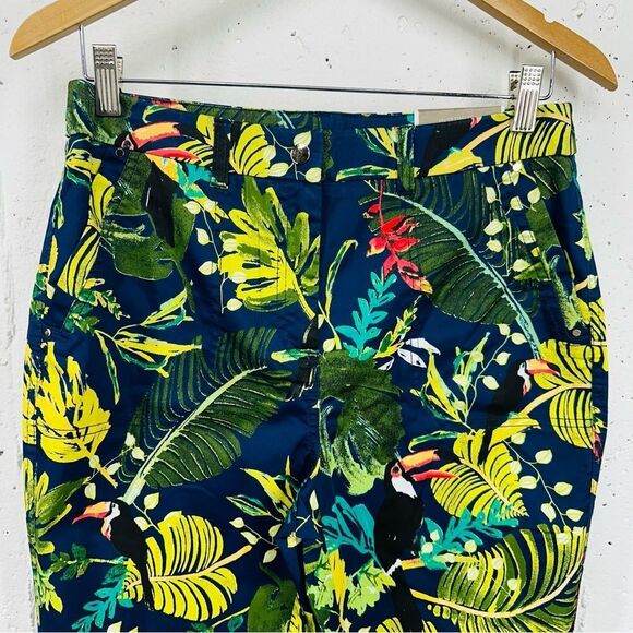 Chico’s Women’s 0.5 / 6 the Ultimate Fit Luxe Utility Tropical Ankle Pants NEW - Picture 4 of 14